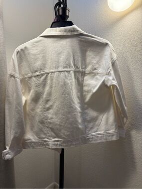 Women's White Denim Jacket